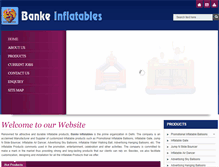 Tablet Screenshot of bankeinflatables.com